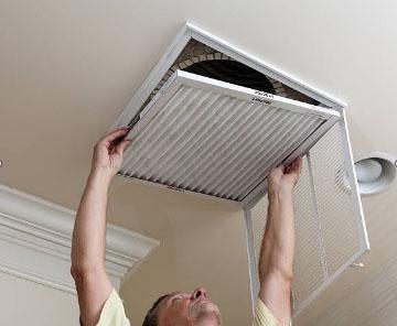 ceiling cleaning ventilation