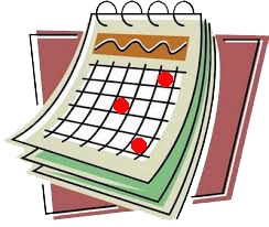 recurring house cleaning calendar